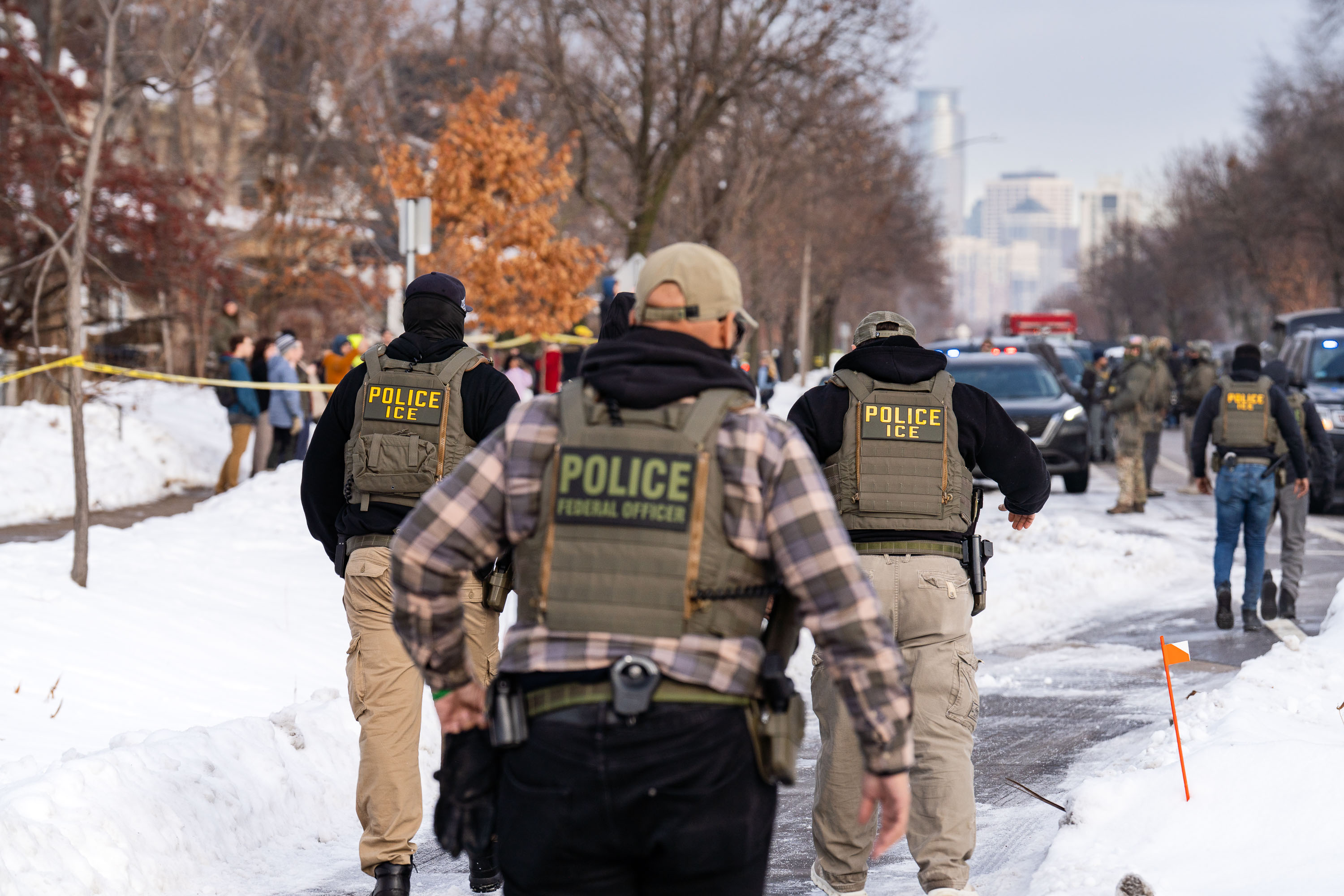ICE agents after shooting Renee Good in Minneapolis