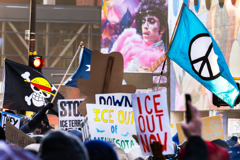 Prince watches over 50,000 marching against ICE 2 A windchill of around -30F didn’t stop what organizers say was 50,000 from marching through Minneapolis in one of, if not the largest, march in Minnesota history. Protesters demand accountability in the killing of Renee Good and removal of the federal agents that have upended daily life in MN.