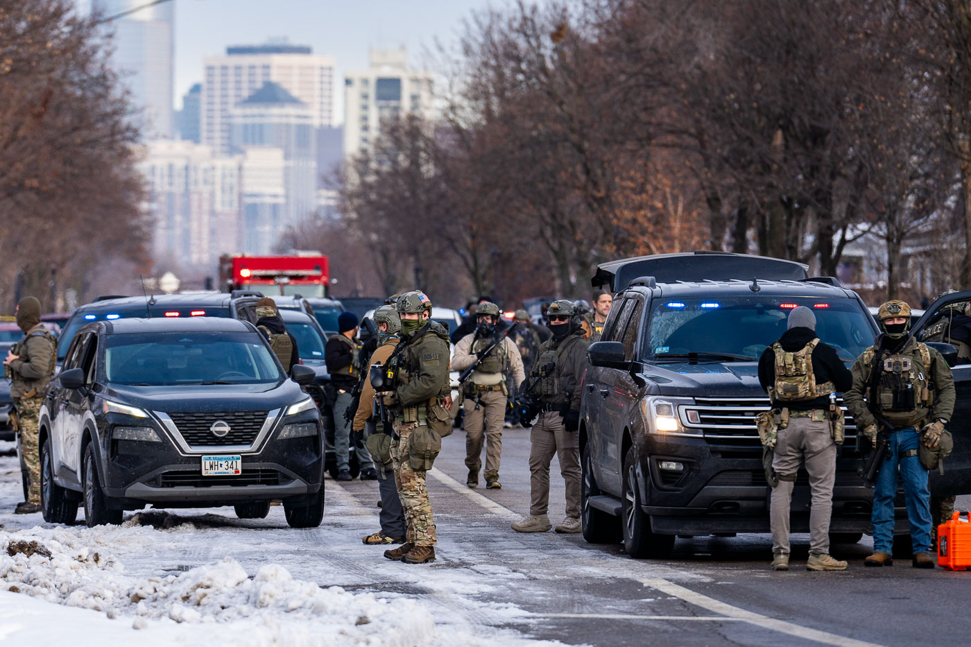 Immigration and ICE agents after Minneapolis shooting