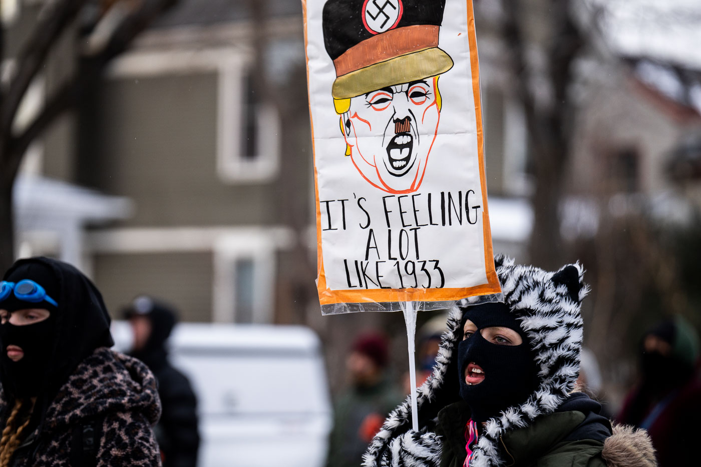 It's Feeling A Lot Like 1933 Protest Sign Minneapolis