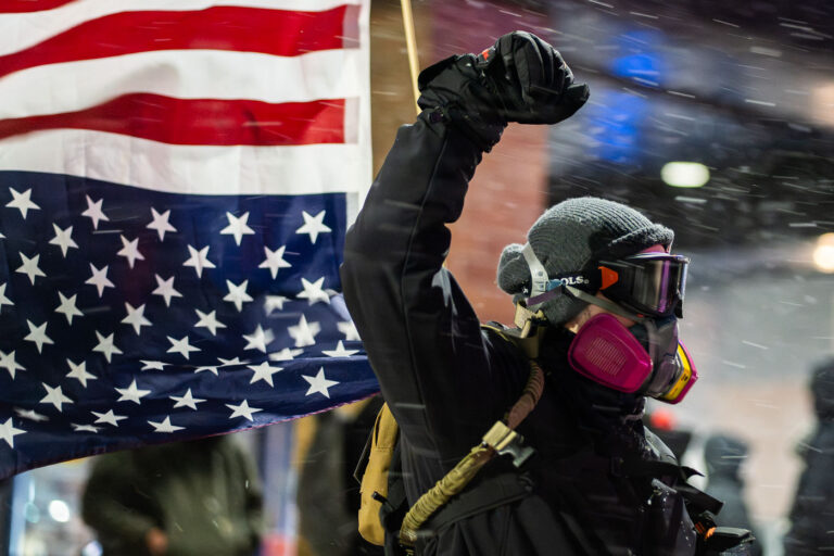 Maple Gove Noise Demo Anti ICE 2 Drums to semi horns, protesters showed up outside a suburban Minneapolis hotel they believe federal officers including Greg Bovino are staying at. Outnumbered by the press at times, a few protesters were arrested after given dispersal orders.