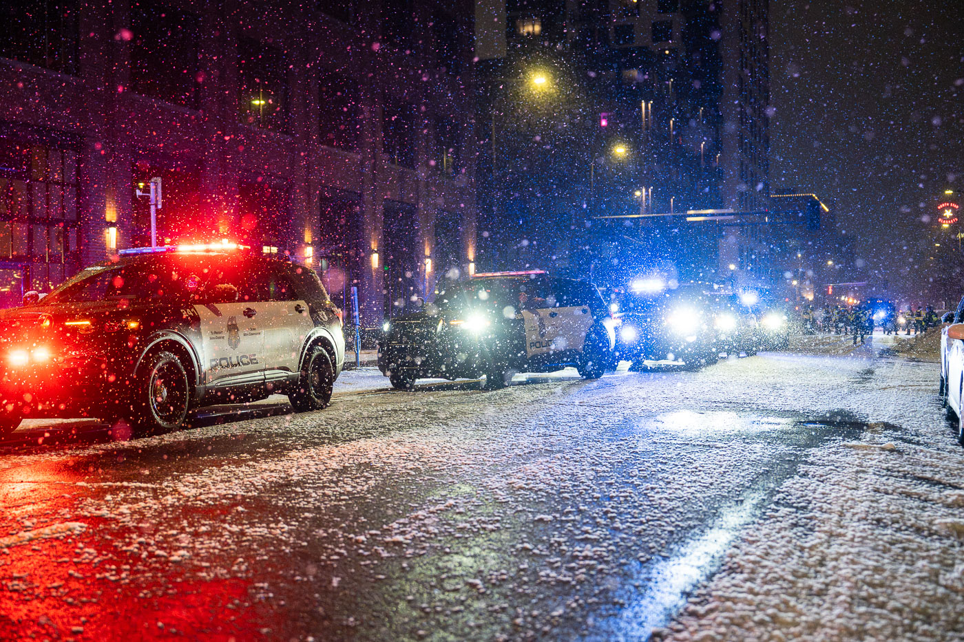 Minneapolis Police at ICE Protest