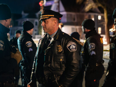 Minneapolis Police Chief O'Hara at Renee Good Memorial