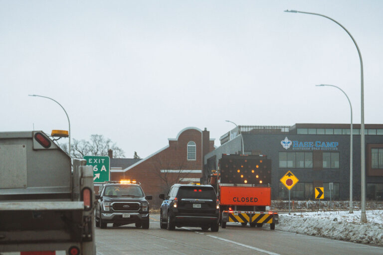 MNDOT Closes Whipple Building Exits 2 MNDOT closing the exists around the Whipple Federal Building near Minneapolis. The building is where federal agents are using as a "basecamp" for their operations in Minnesota. Protests have gathered after an ICE Agent killed Renne Good the day before.: