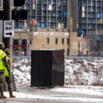 Minnesota National Guard, Minneapolis 2026 1 The Minnesota National Guard and other state law enforcement out tonight in Minneapolis near Cedar Riverside. This follows thousands of federal agents and a downtown protest that was attended by maybe a dozen provocateurs but hundreds if not thousands of counter-protesters.