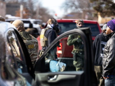 Federal Agents Confront Man in Minneapolis