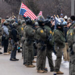Protest at Whipple Building in Minneapolis 2 Protesters outside the Whipple building near Minneapolis. This comes a day after an ICE Agent shot and killed Renee Good.