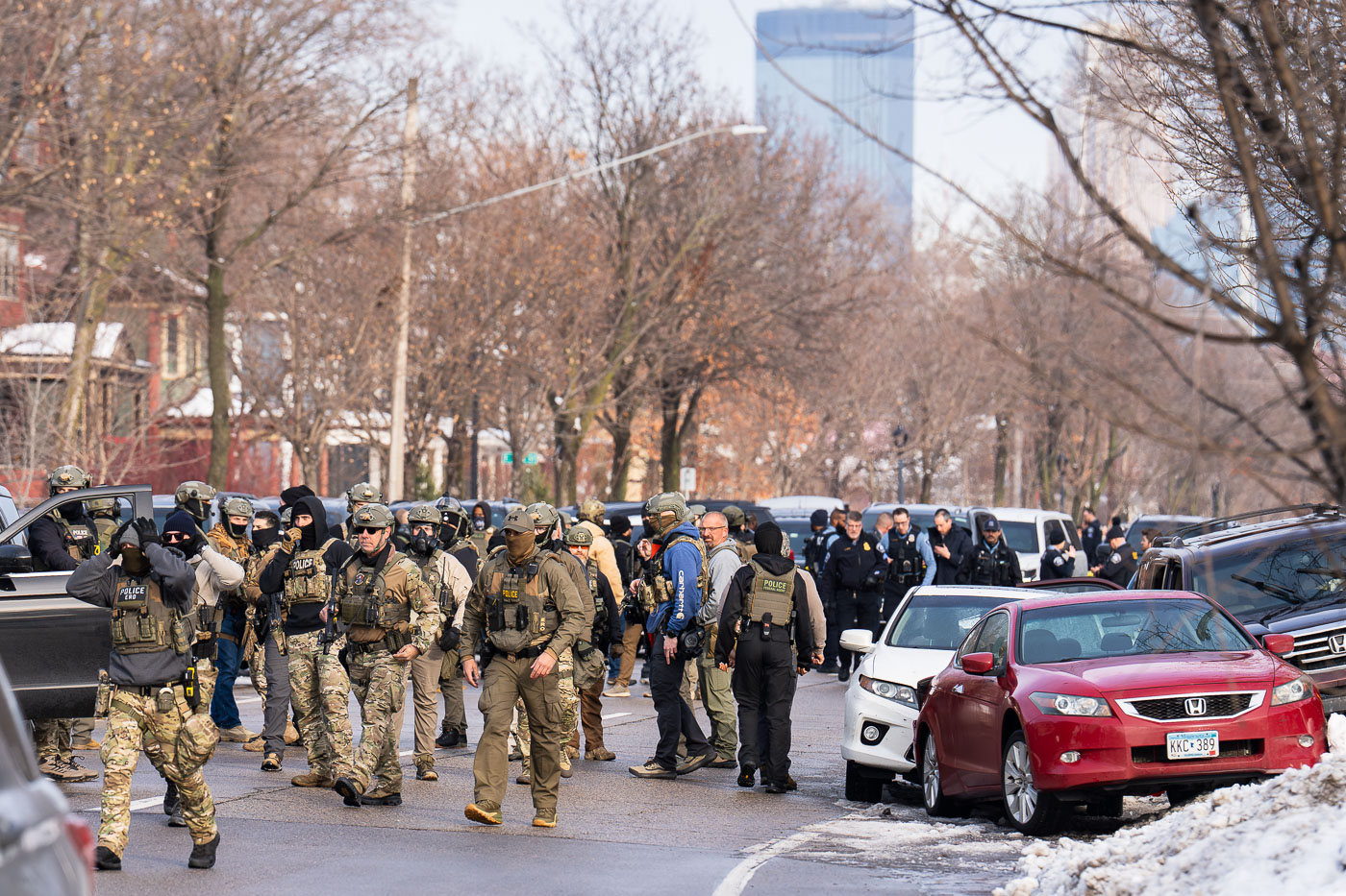 Renee Good Crime Scene in Minneapolis
