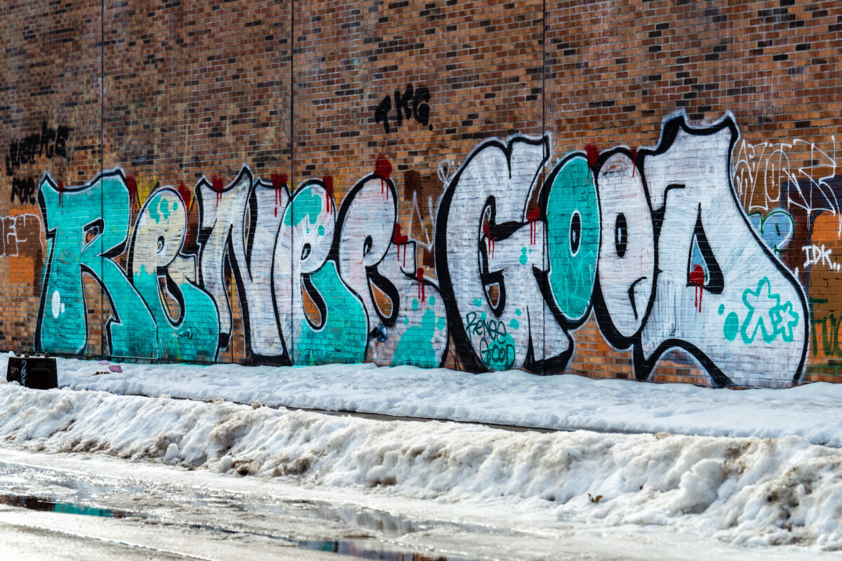 Renee Good Graffiti in Minneapolis