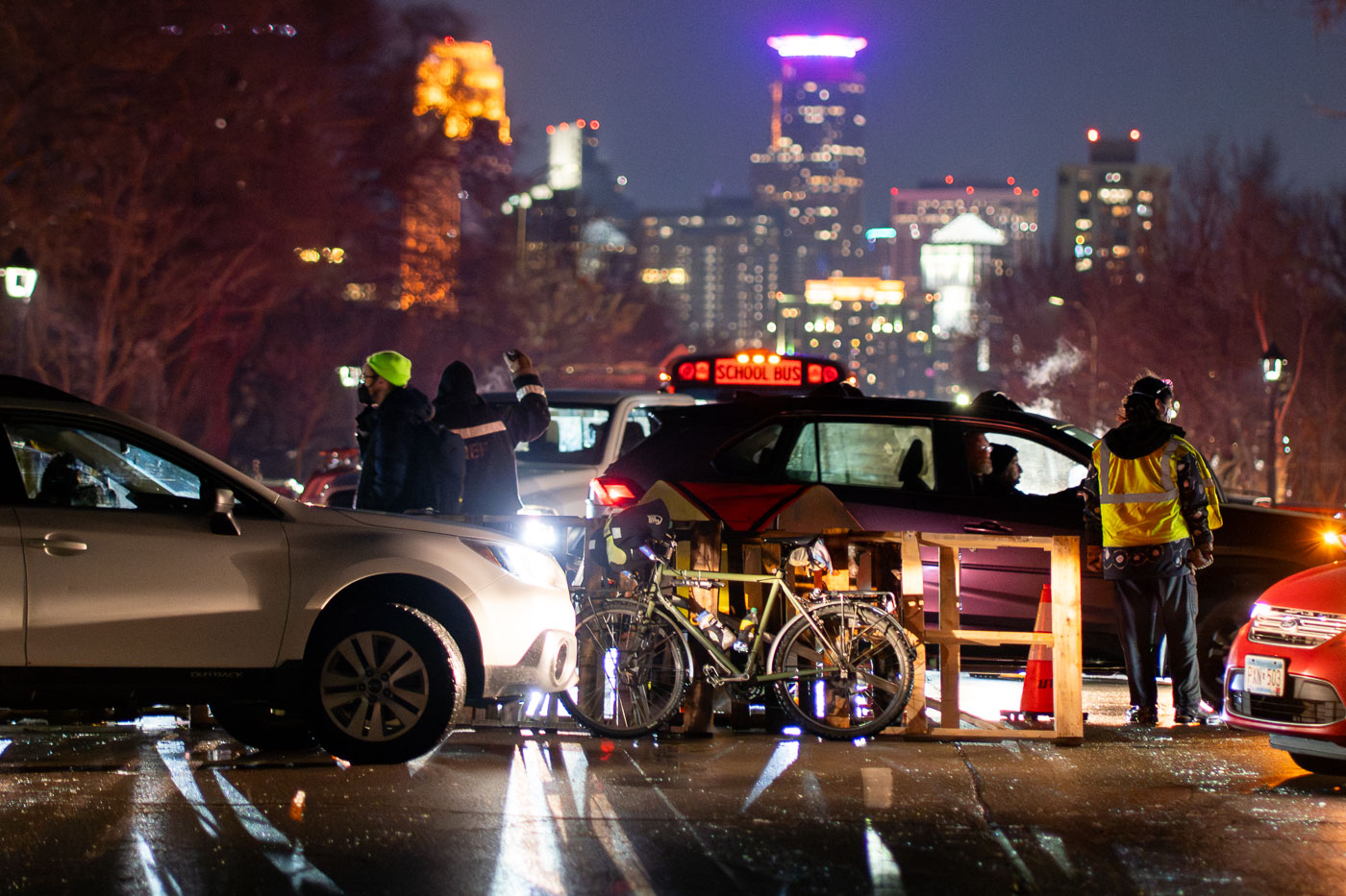 Street Barricades after Renee Good killing