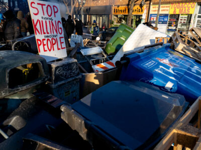 Minneapolis Protest: Barricades After Alex Pretti Killing