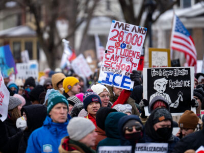 Minneapolis Protest Over ICE Actions Affecting Schools