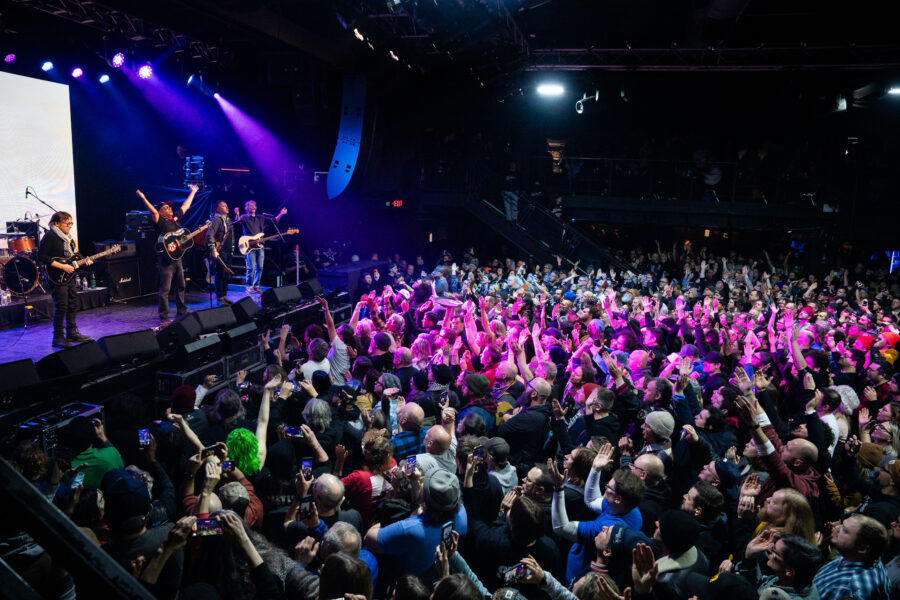 Tom Morello and crowd at First Avenue, Minneapolis