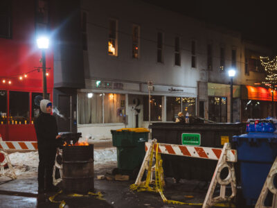 Minneapolis: Barricades and Fire Near Alex Pretti Memorial