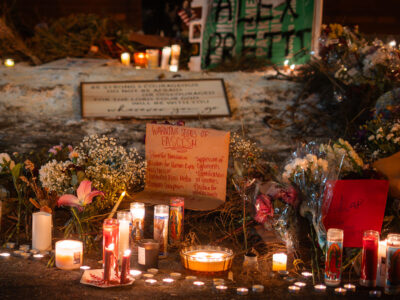 Minneapolis Memorial for Alex Pretti: "Warning Signs of Fascism"