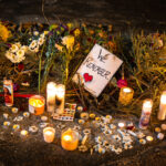 We Remember Alex Pretti Memorial in Minneapolis 1 We Remember, In Honor Of Alex Pretti sign seen at his memorial in Minneapolis on January 24, 2026.Pretti was shot and killed by Border Patrol officers earlier in the day.