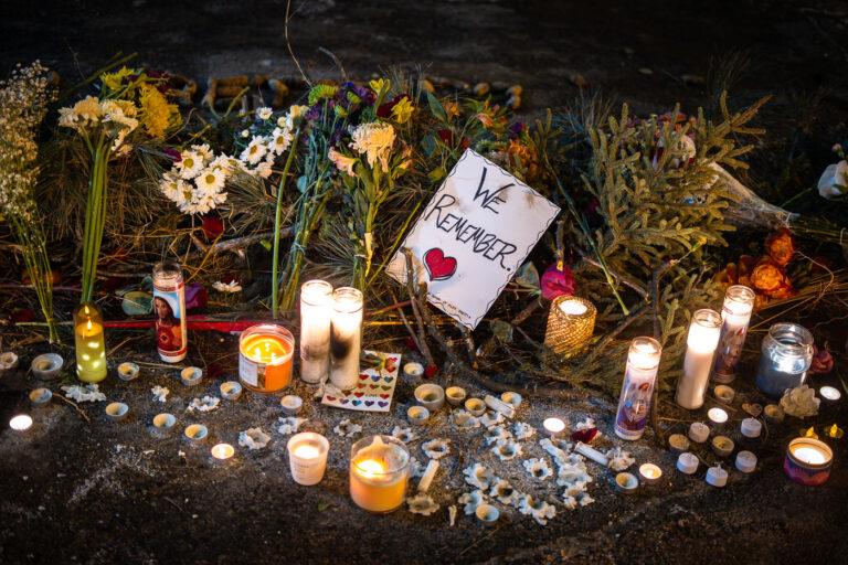 We Remember Alex Pretti Memorial in Minneapolis 4 We Remember, In Honor Of Alex Pretti sign seen at his memorial in Minneapolis on January 24, 2026.Pretti was shot and killed by Border Patrol officers earlier in the day.