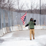 William Kelly Dawokefarmer at Whipple Building, Minneapolis 1 William Kelly protesting at the Whipple Building near Minneapolis. The building is being used as an ICE detention center and a base of operations for thousands of federal agents.