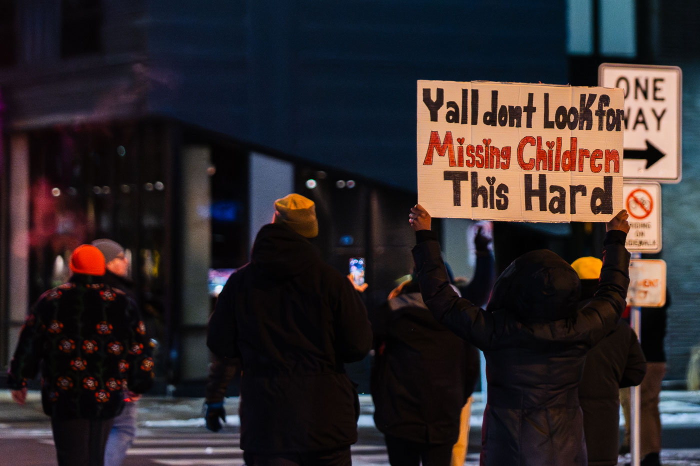 Ya'll don't look for rmissing children this hard, Minneapolis