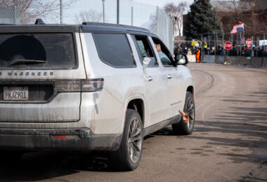 This afternoon at the Whipple building where expired dicks were being thrown at ICE vehicles and those believed to be agitators. The building has been used as a “base” for the thousands of federal agents that have arrived in Minnesota as well as a holding center for those detained.

The area has been a place of protest since December.