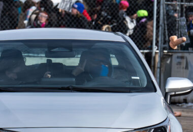 This afternoon at the Whipple building where expired dicks were being thrown at ICE vehicles and those believed to be agitators. The building has been used as a “base” for the thousands of federal agents that have arrived in Minnesota as well as a holding center for those detained.

The area has been a place of protest since December.