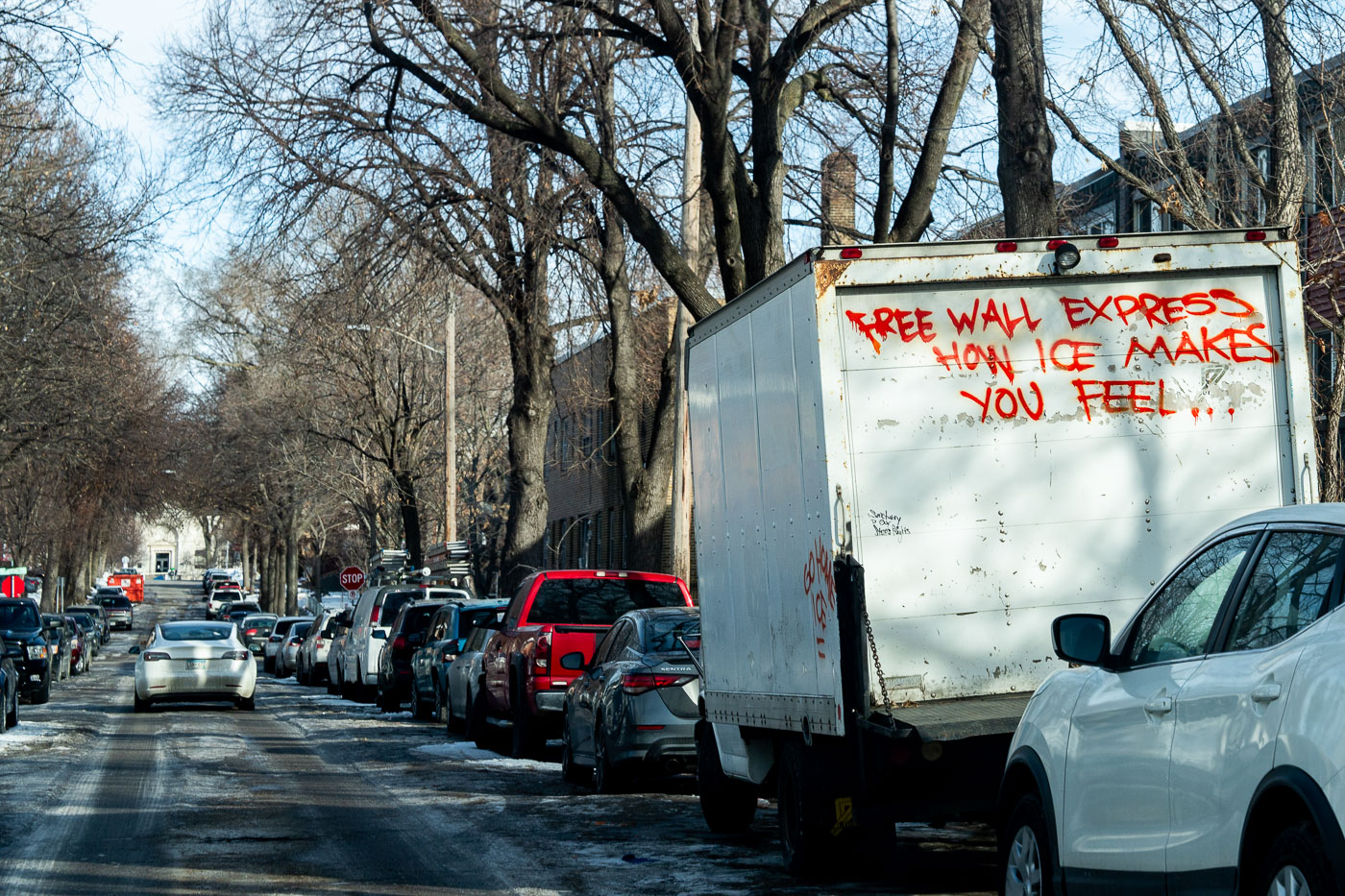 Free Wall, ANTI ICE Graffiti Minneapolis