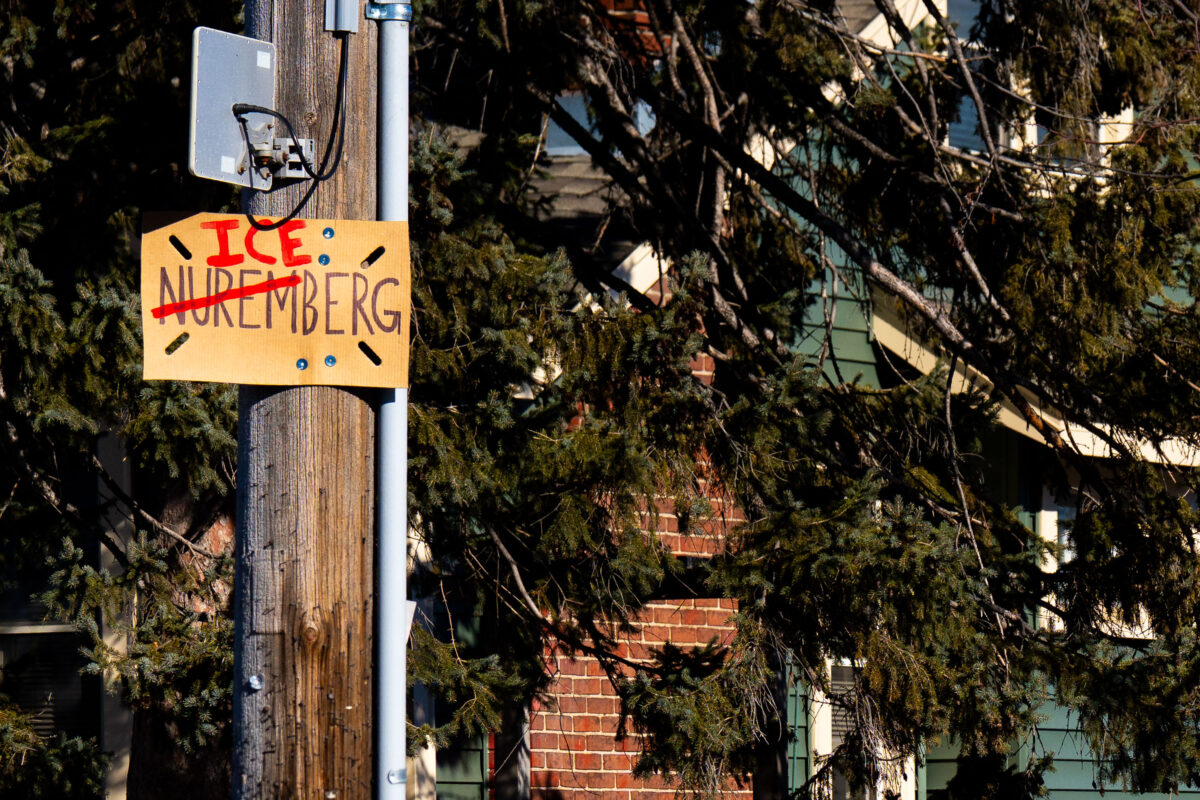 ICE Nuremberg Sign, Operation Metro Surge, Minneapolis