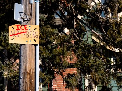 ICE Nuremberg Sign, Operation Metro Surge, Minneapolis