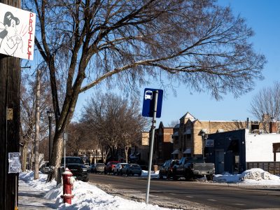 Nicollet Ave in Minneapolis Protect Sign