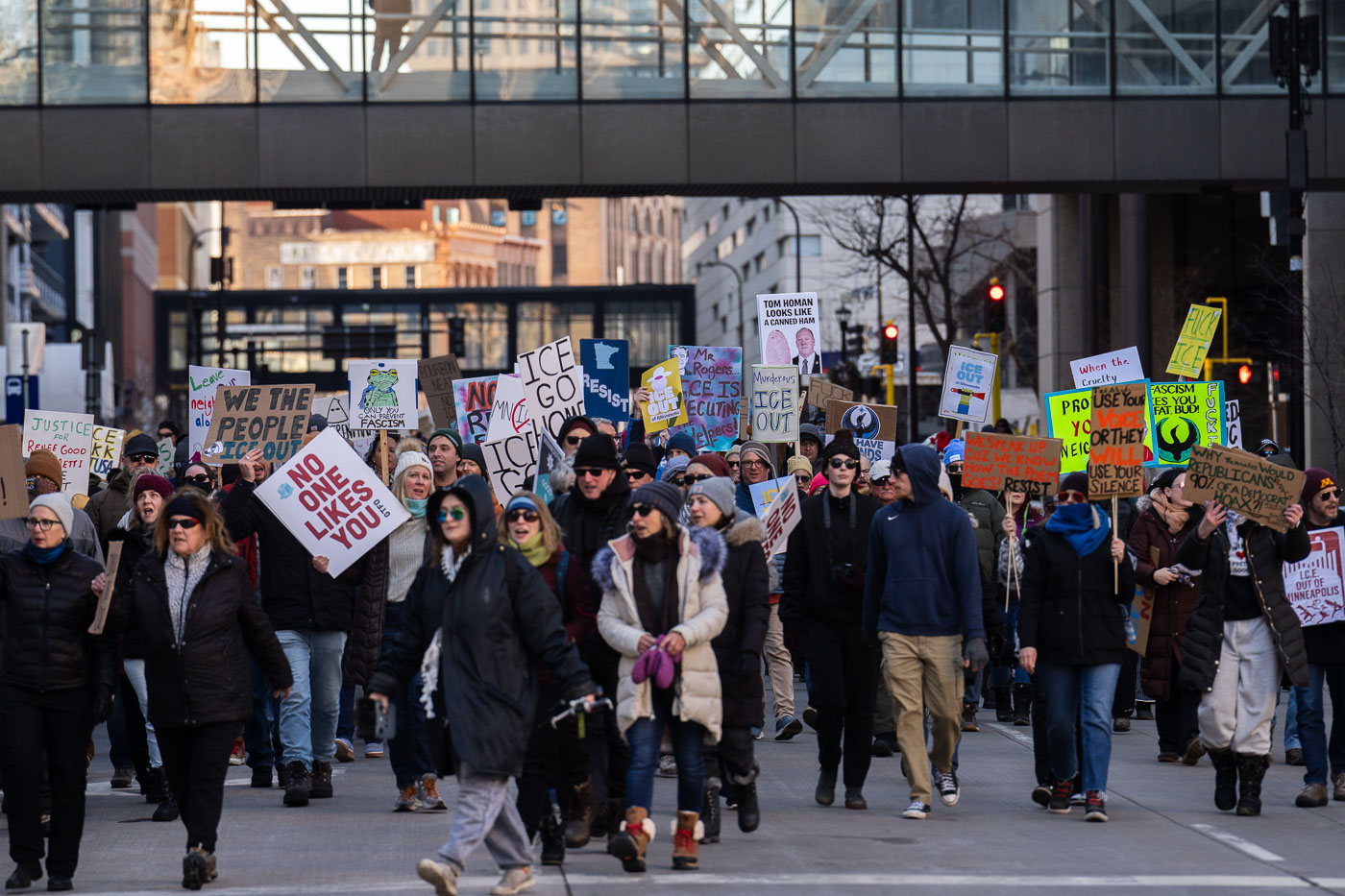 NO ONE LIKES YOU Anti-Ice Protest Minneapolis