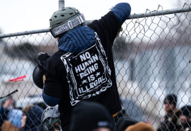 This afternoon at the Whipple building where expired dicks were being thrown at ICE vehicles and those believed to be agitators. The building has been used as a “base” for the thousands of federal agents that have arrived in Minnesota as well as a holding center for those detained.

The area has been a place of protest since December.