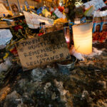 Sign at Alex Pretti Memorial, February 2026 1 The Alex Pretti Memorial on Nicollet Avenue in Minneapolis.