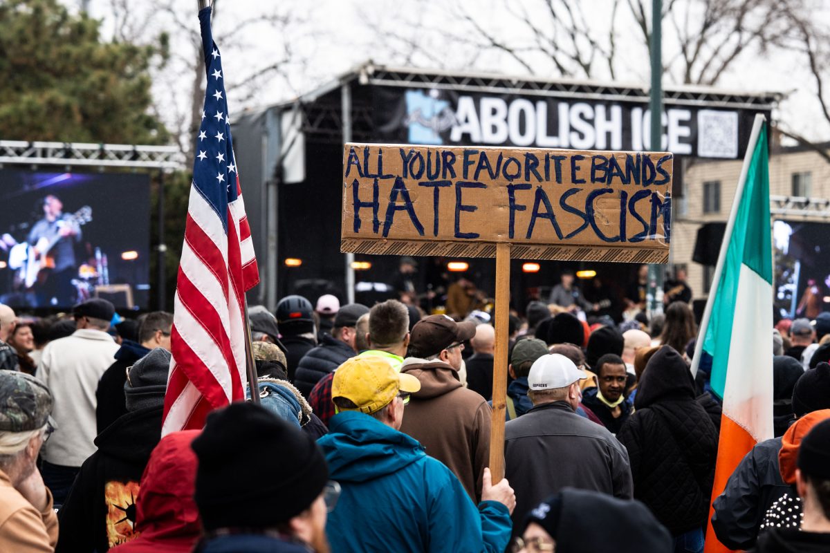 All Your Favorite Bands Hate Fascism Sign