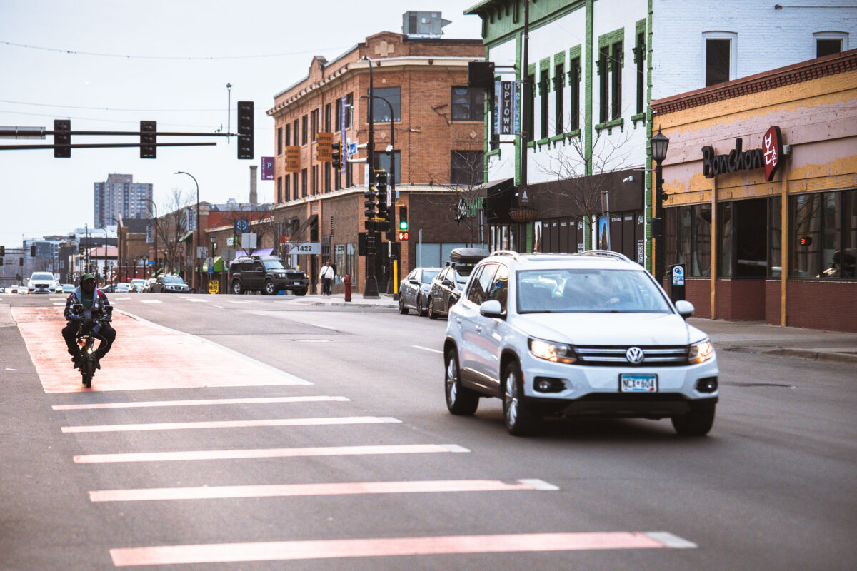 Lake Street near Hennepin Avenue in Uptown Minneapolis