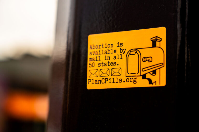 Plan C Pills Sticker 3 Abortion is available by mail abortion pill sticker