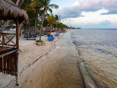 Beachfront Palapas and Loungers, Iberostar Selection Riviera Cancún