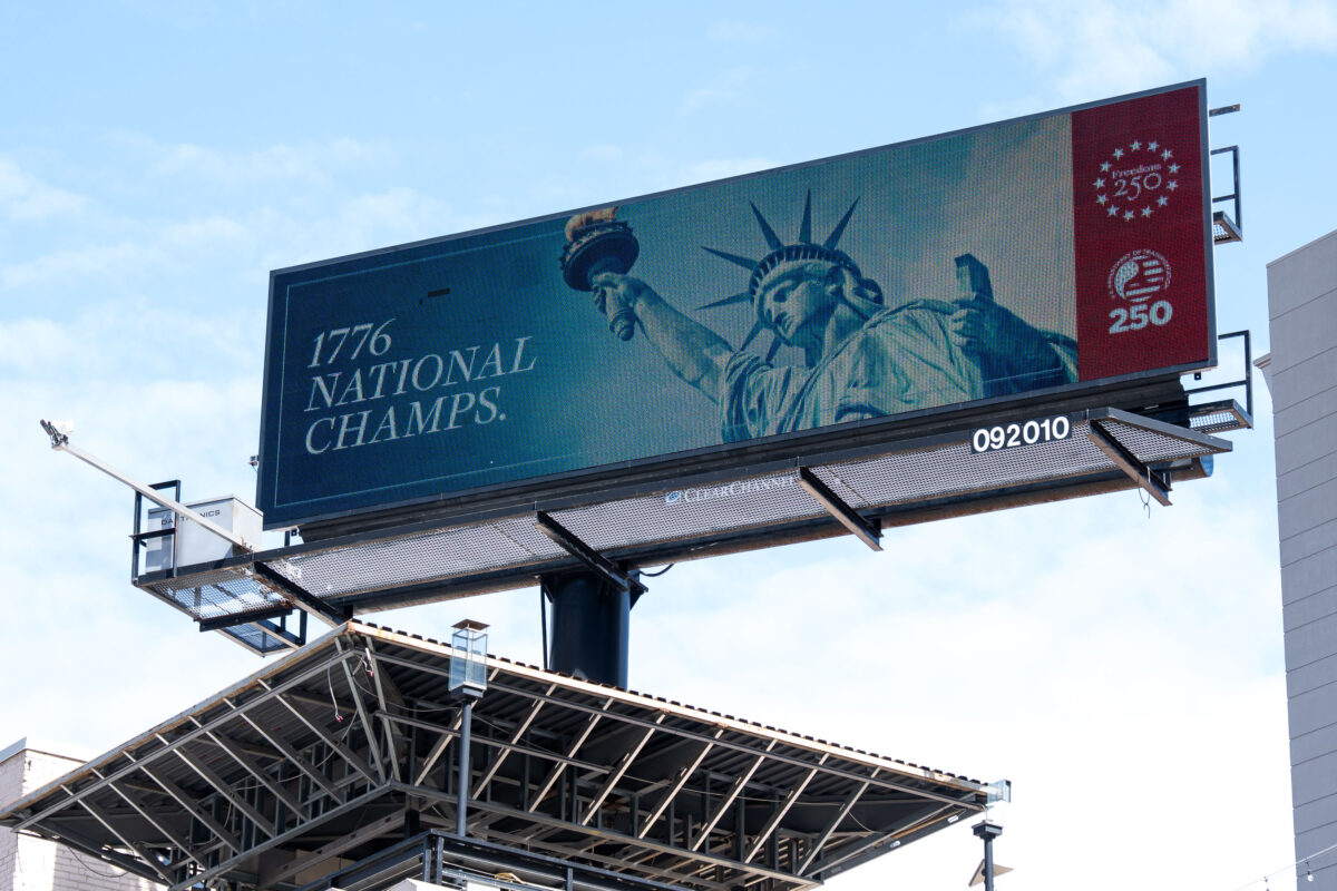 1776 National Champs Billboard America 250