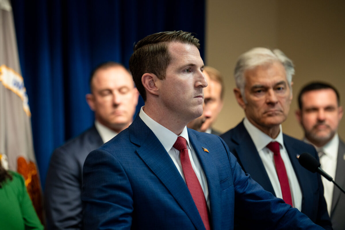 Assistant Attorney General Colin McDonald in Minneapolis