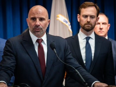 Officials Speak at Medicaid Fraud Indictment Press Conference