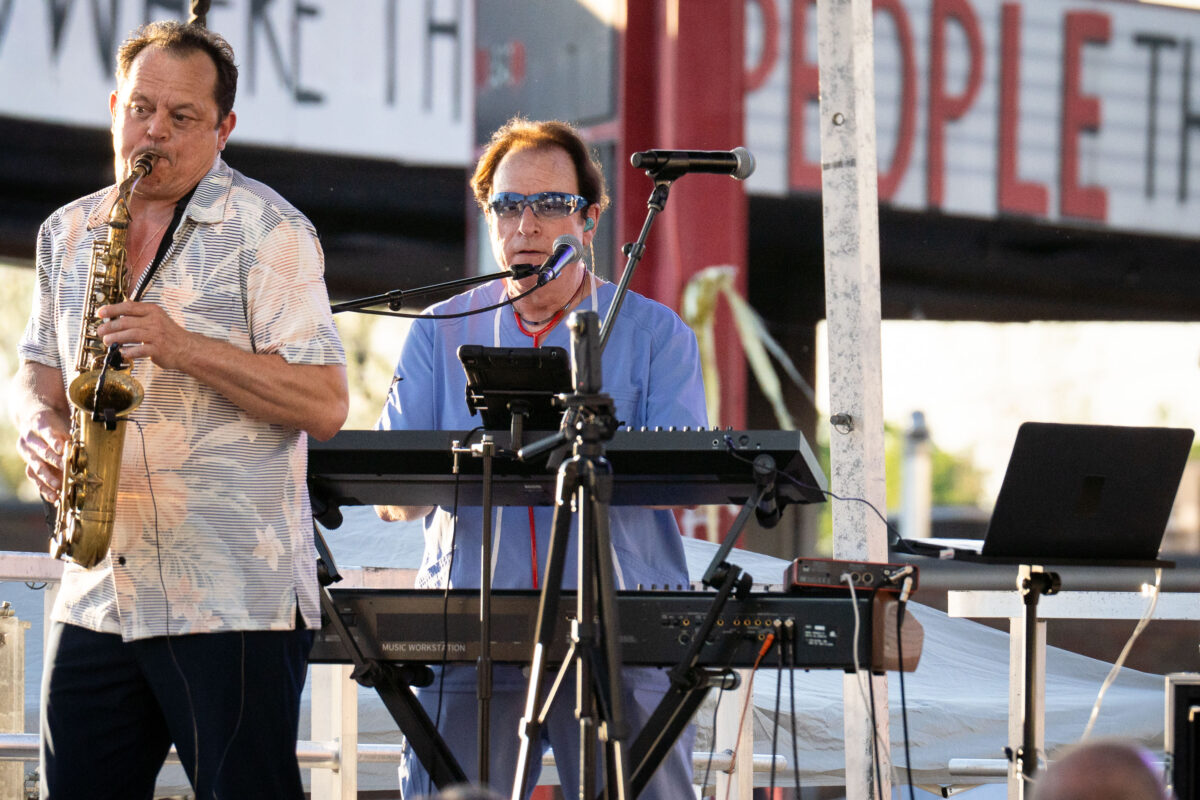 Jason Peterson DeLaire and Dr. Fink at George Floyd Square