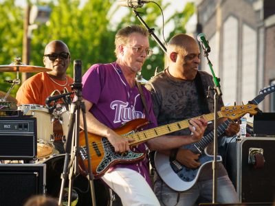 Paul Peterson and Homer D'Dell at George Floyd Square