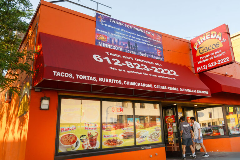 Thank You Sign from Pineda Tacos in Minneapolis 1 Thank you message from Pineda Tacos in South Minneapolis