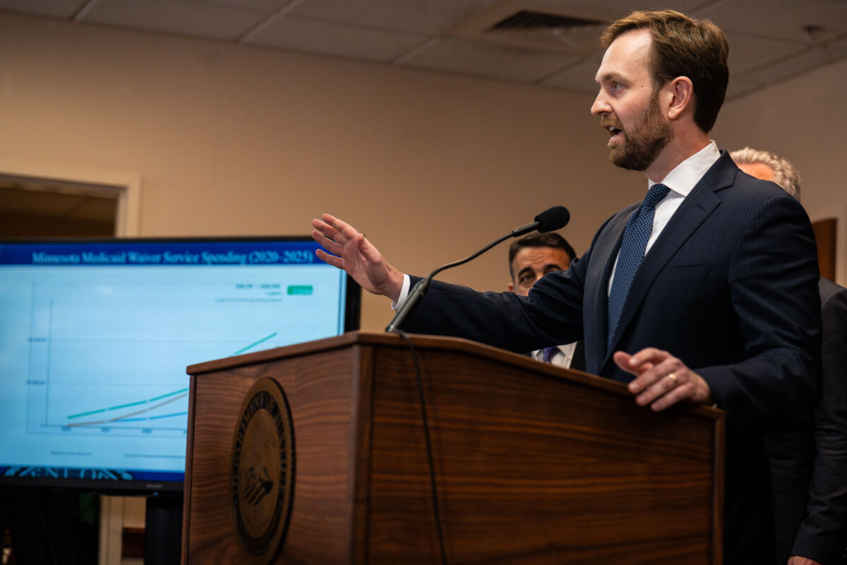 Vice Chair of the White House Task Force to Eliminate Fraud Andrew Ferguson in Minneapolis