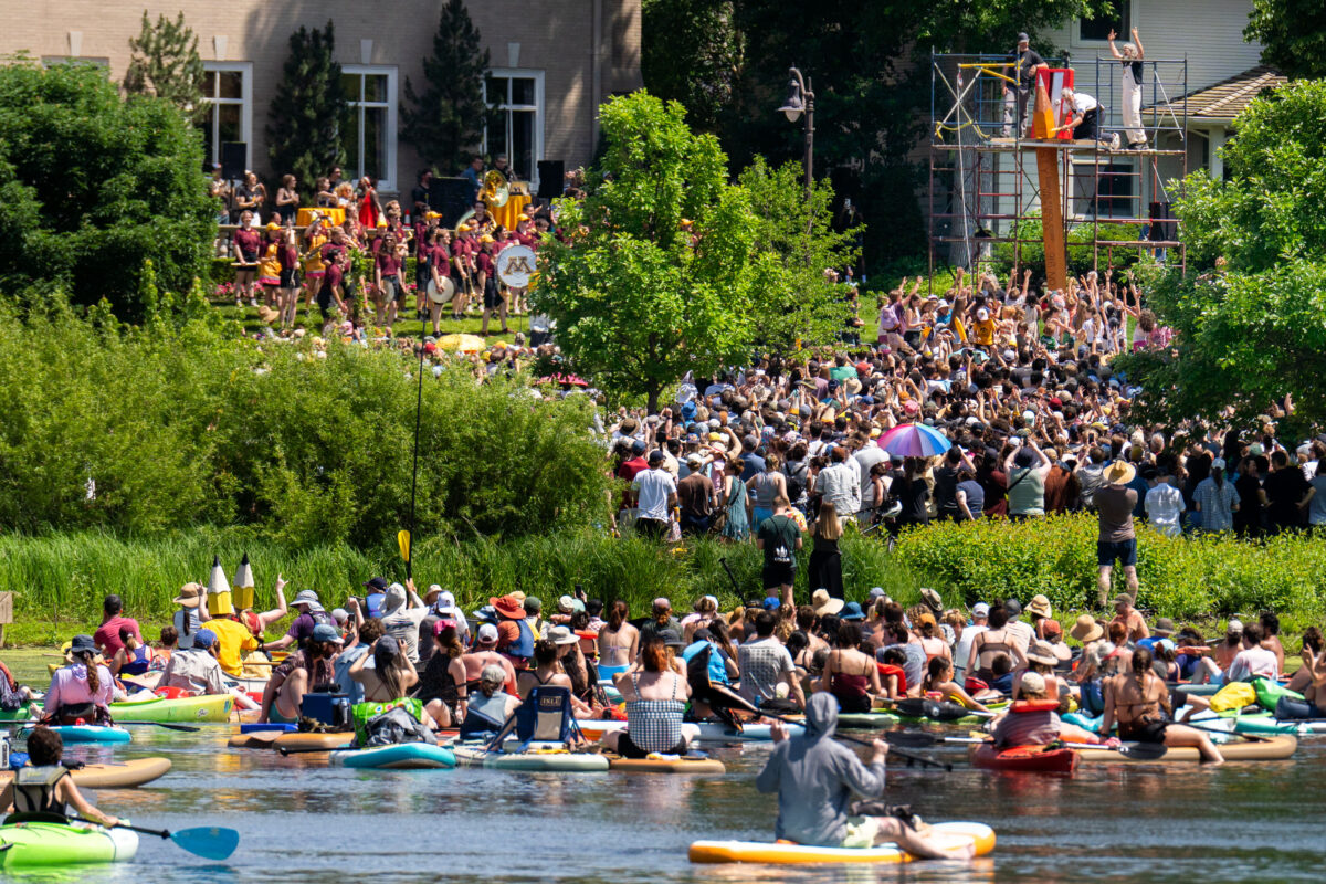 5th annual pencil sharpening on Lake of the Isles