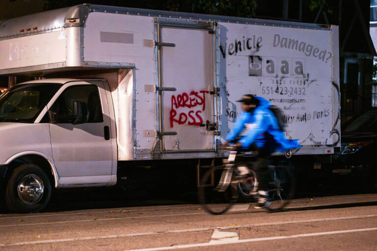 ARREST ROSS on a box truck in South Minneapolis 2 ARREST ROSS on a box truck in South Minneapolis