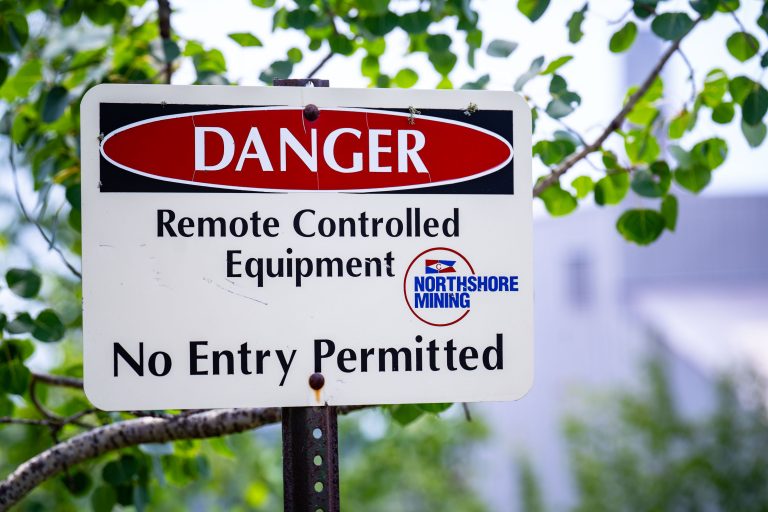 Danger Remote Controlled Equipment, Northshore Mining 2 Danger Remote Controlled Equipment, Northshore Mining