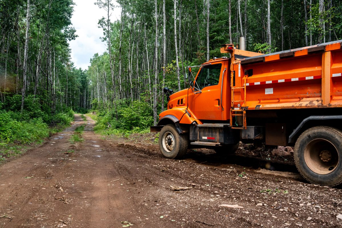 Logging Truck in the Superior National Forest