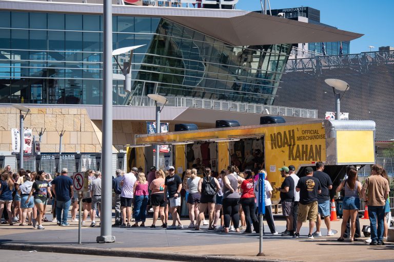 Noah Kahan Official Merchandise Truck in Minneapolis 1 Noah Kahan Official Merchandise Truck in Minneapolis