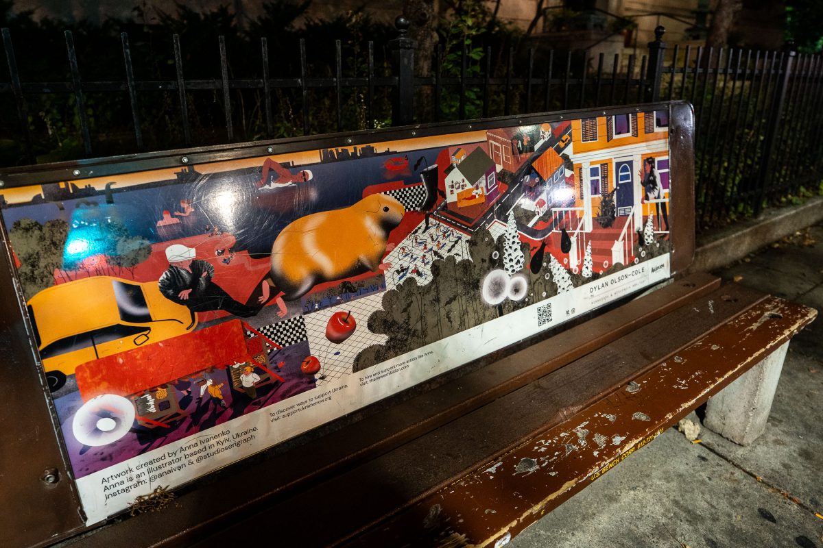 Anna Ivanenko Capybara Bus Stop Bench