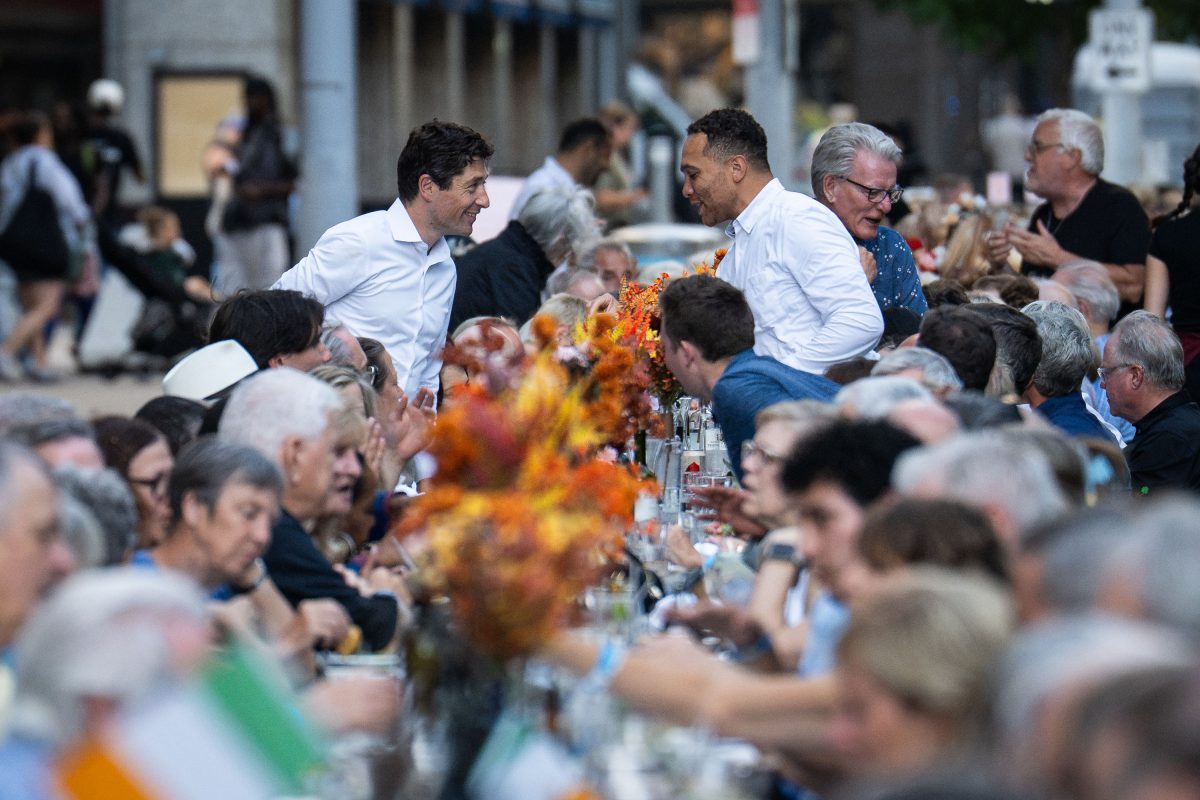 Minneapolis Mayor Jacob Frey at Dinner Du Nord on Nicollet Mall